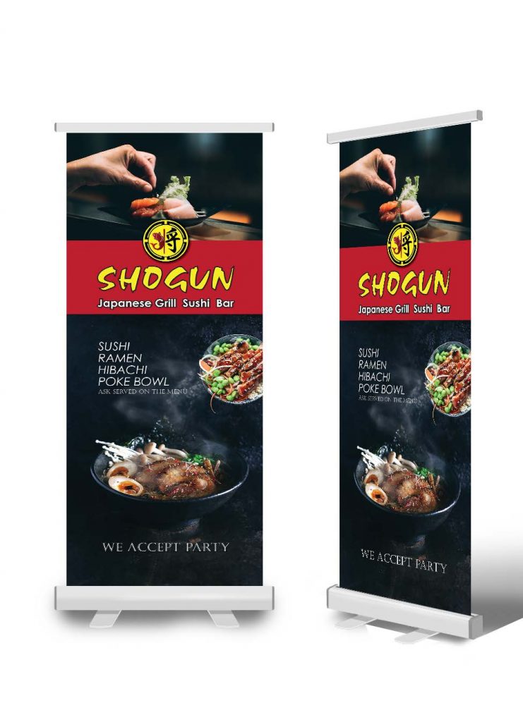Retractable Banner Houston Shogun